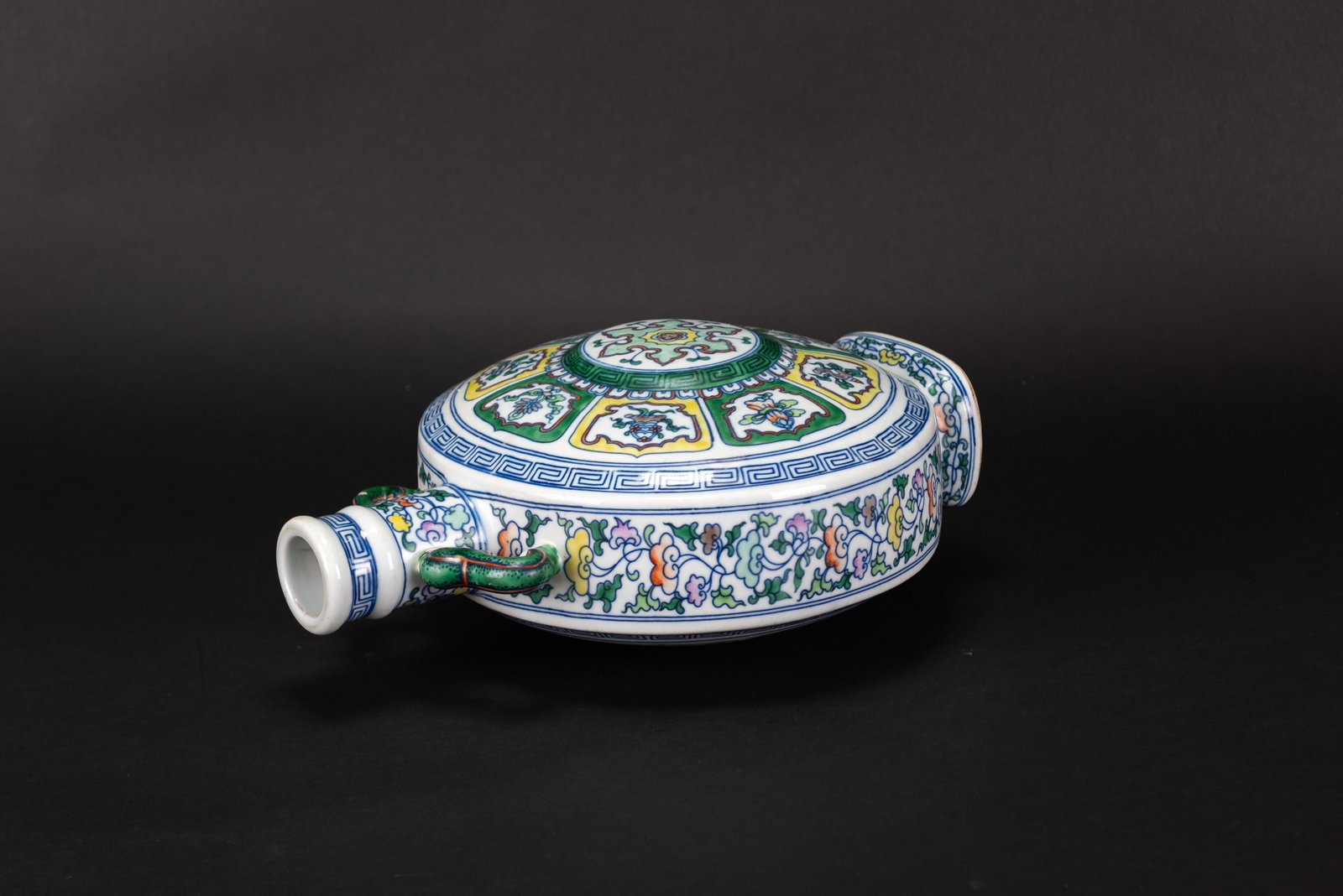 A DOUCAI MOON FLASK - 5