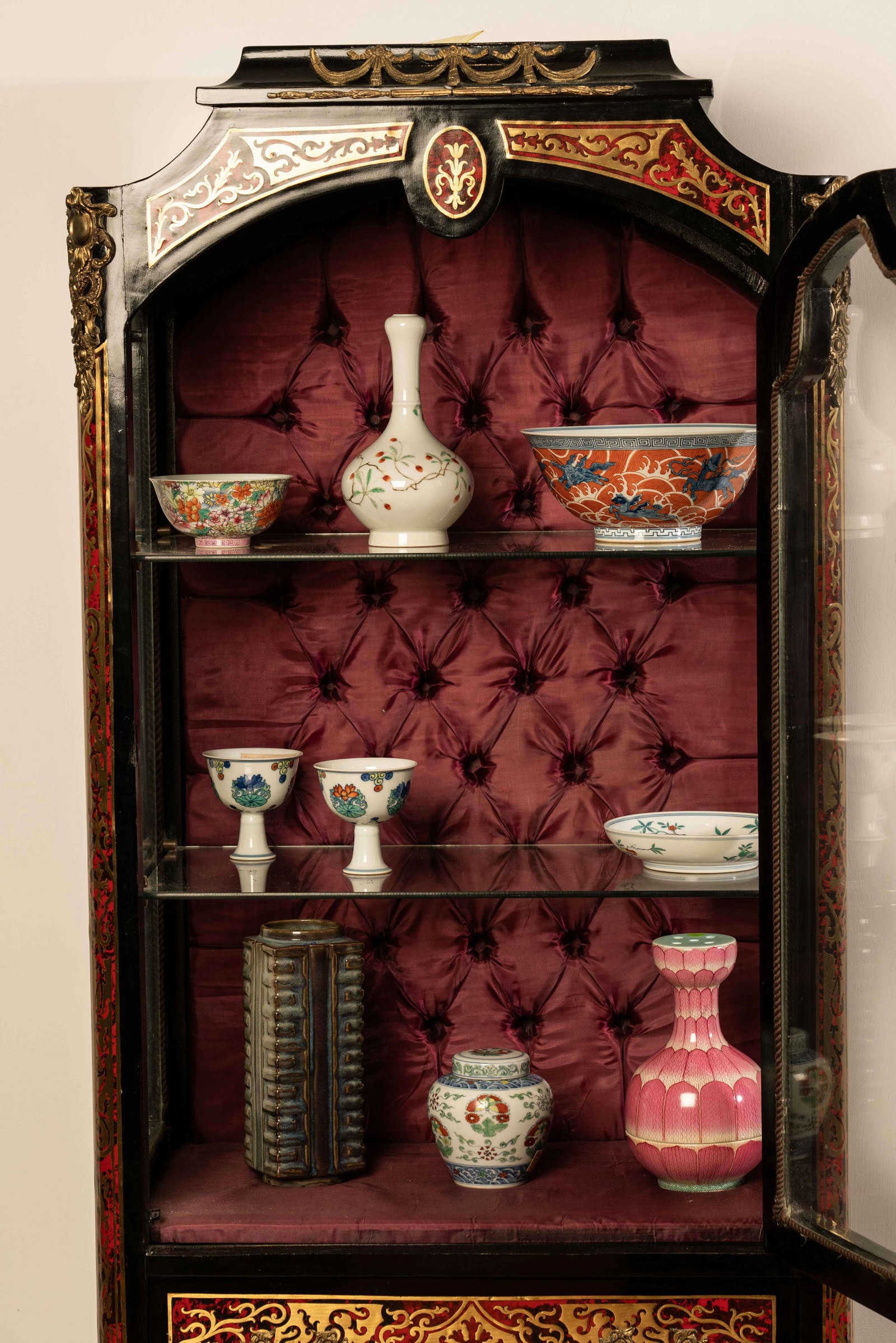 A JUN-TYPE CONG-FORM VASE - 8