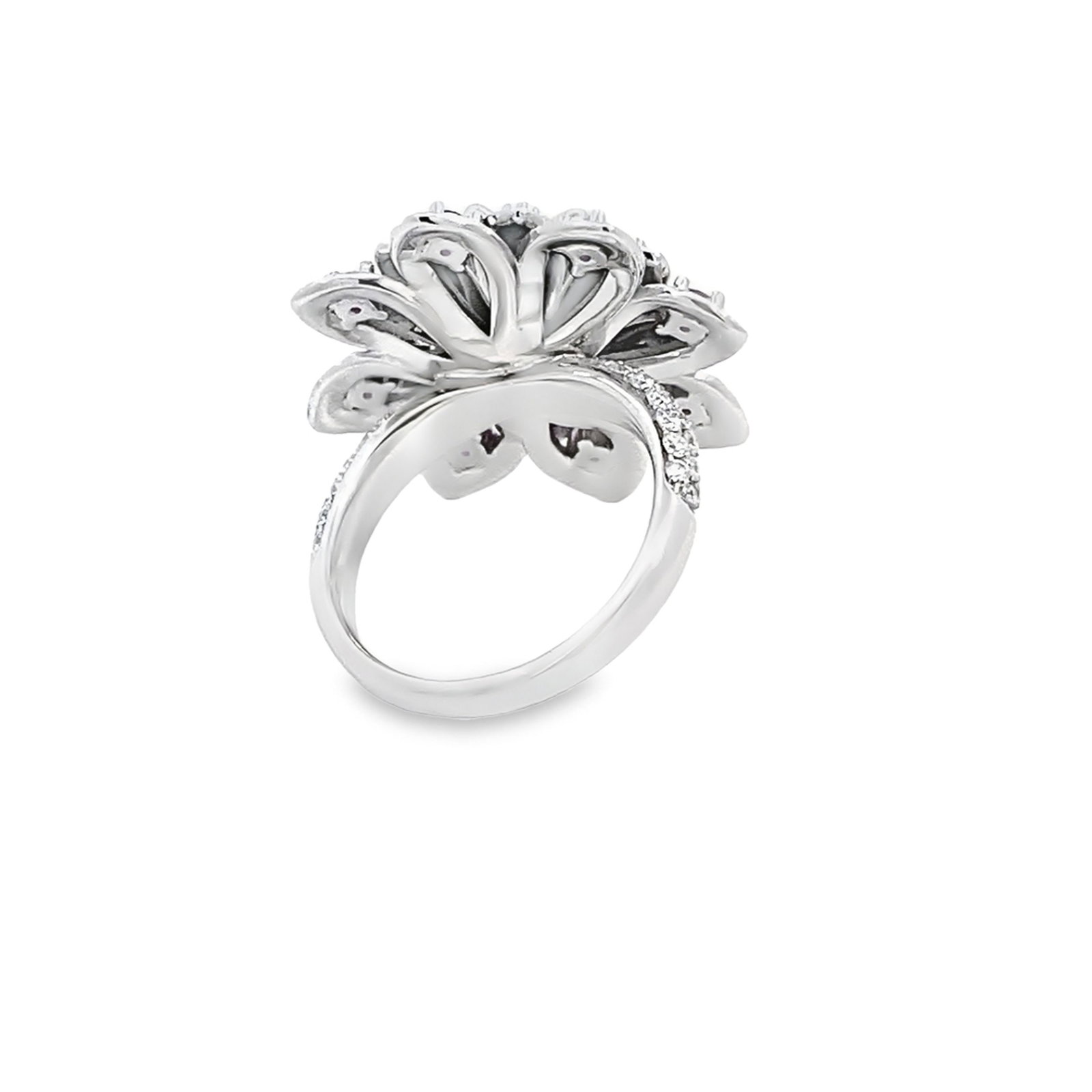 LAB RUBY AND DIAMOND RING - 3