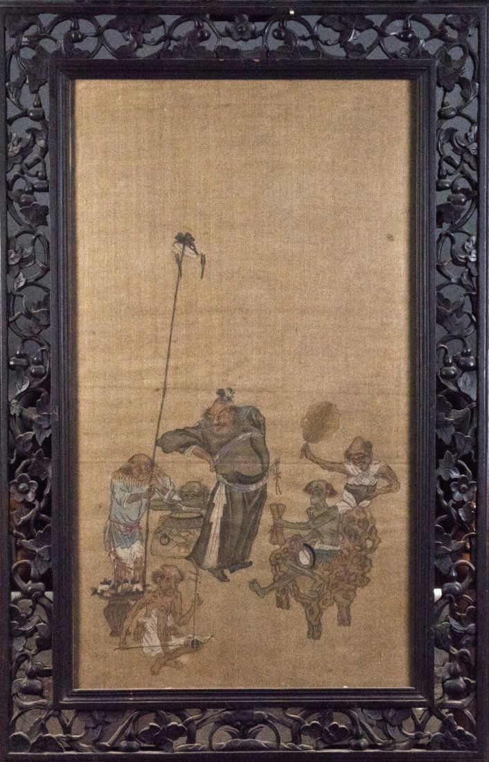 Chinese Traditional painting with Frame (1 of 1)