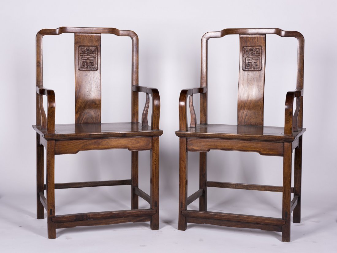 Chinese huanghuali or Hardwood Double Armchair (1 of 10)