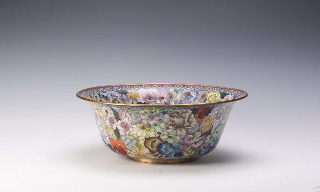 A Large Cloisonne Flower Pot (1 of 3)