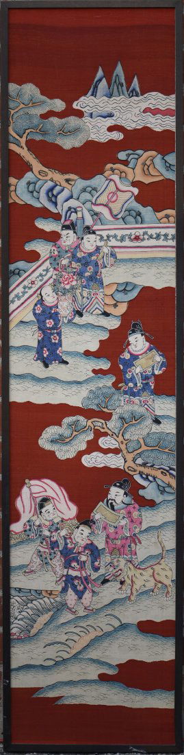 A FRAMED EMBROIDERY (1 of 4)