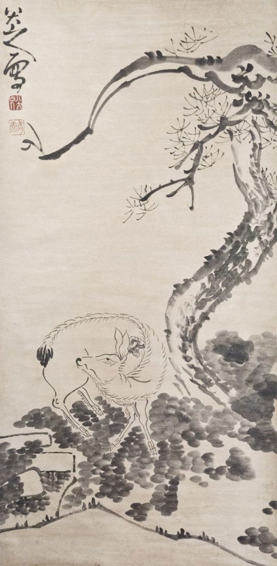 CHINESE SCROLL PAINTING (1 of 3)