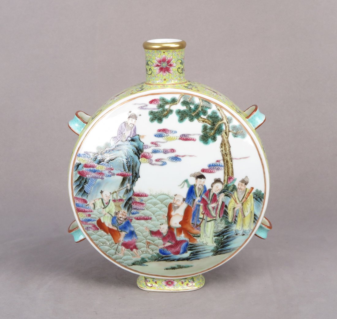 A PILGRIM FAMILLE ROSE PORCELAIN VASE (1 of 5)