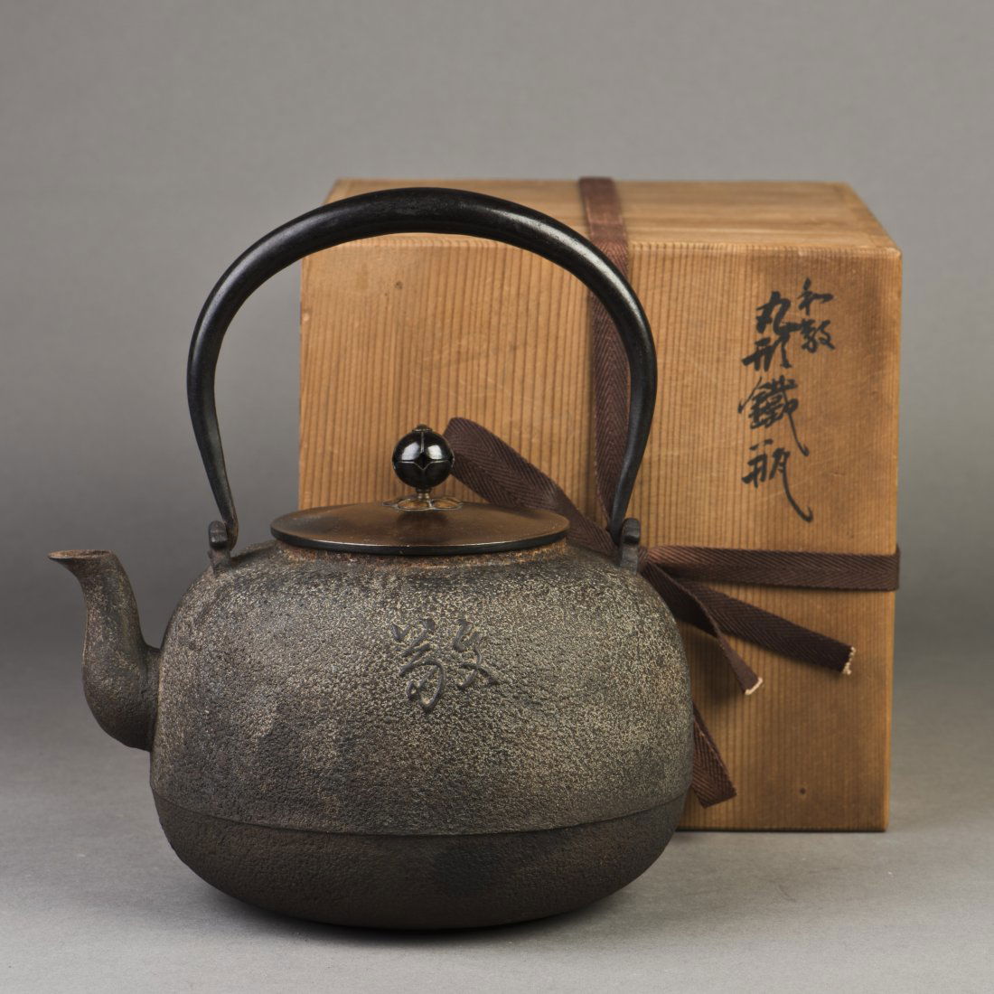 A JAPANESE IRON TEAPOT (1 of 9)