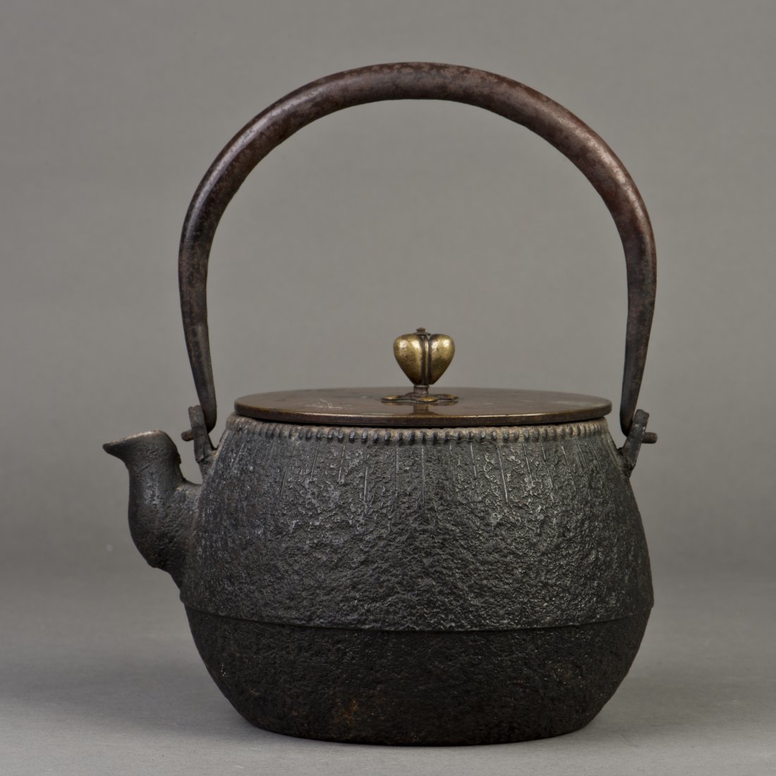 A JAPANESE IRON TEAPOT (1 of 8)