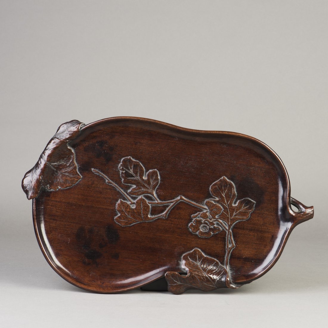 A ROSEWOOD TEA TRAY (1 of 3)
