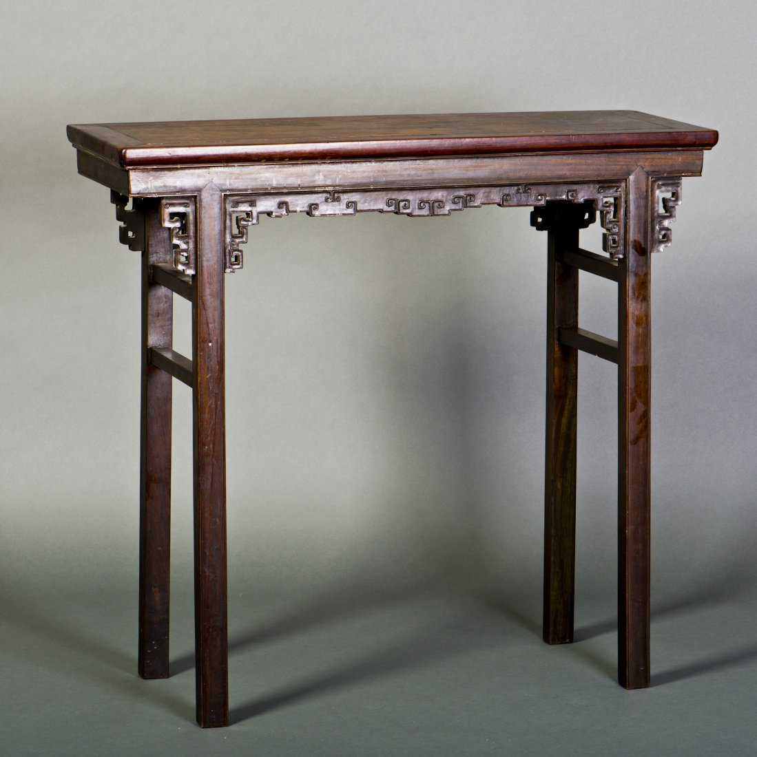 A RECTANGULAR ROSEWOOD ALTAR TABLE (1 of 5)