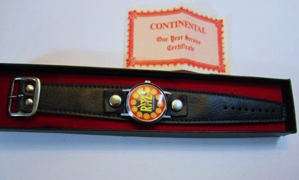 RITZ CRACKERS WATCH IN ORIGINAL BOX: RITZ CRACKERS WATCH IN ORIGINAL BOX