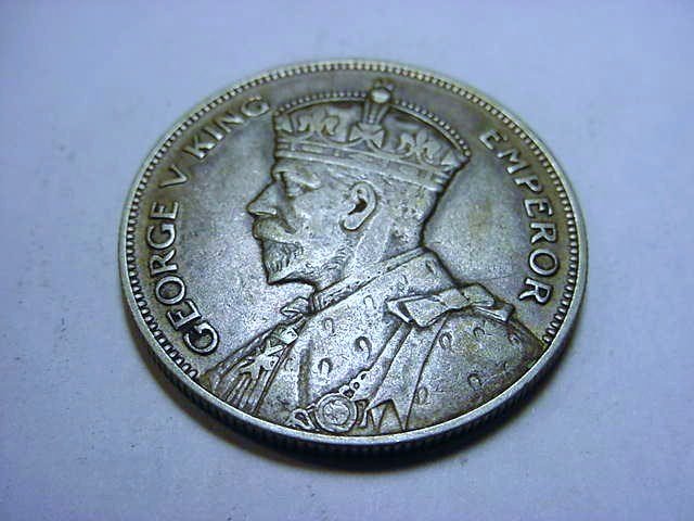 1934 NEW ZEALAND HALF CROWN: 1934 NEW ZEALAND HALF CROWN