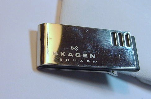 SKAGEN DENMARK MONEY CLIP: SKAGEN DENMARK MONEY CLIP