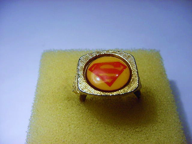 1976 DC SUPERMAN RING ADJISTABLE: 1976 DC SUPERMAN RING ADJISTABLE