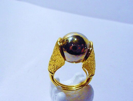 MODERNIST TRIFARI RING SIZE 6: MODERNIST TRIFARI RING SIZE 6