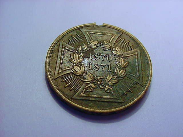 1870-71 FRANCO-GERMAN WAR MEDAL: 1870-71 FRANCO-GERMAN WAR MEDAL