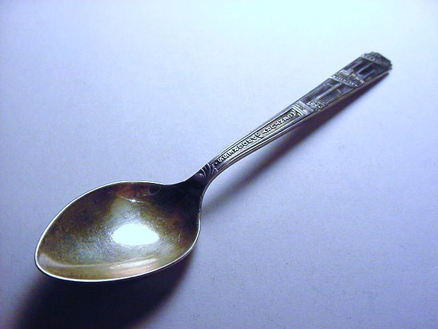 1933 CHICAGO WORLDS FAIR STERLING SPOON: 1933 CHICAGO WORLDS FAIR STERLING SPOON