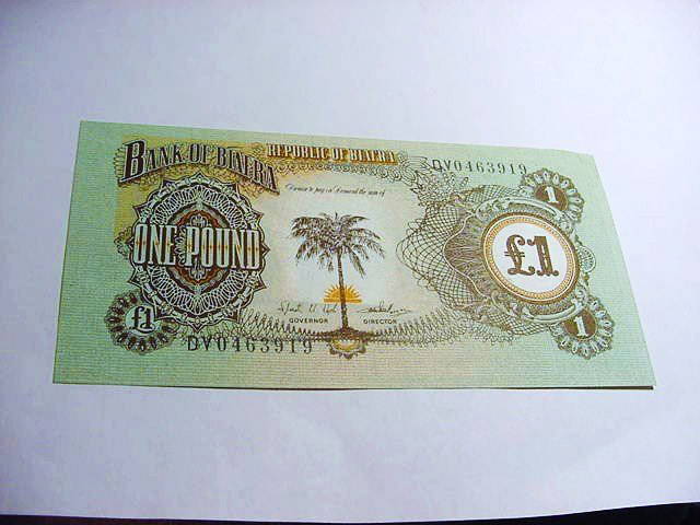 Biafra 1 Pound Banknote Crisp Unc biafra-1-pound-banknote-crisp-unc