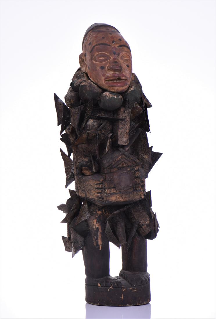 African Nkondi Nail Fetish Power figure, (1 of 10)