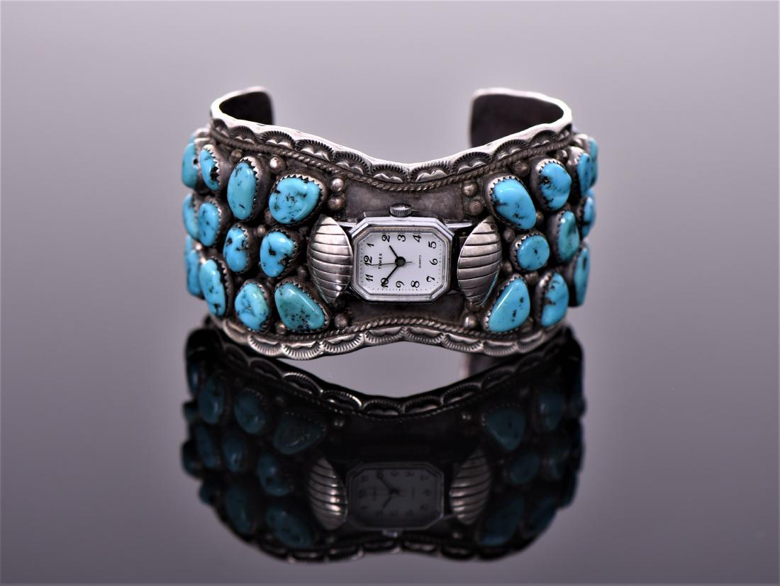 Phil Chapo, Navajo South West Blue Turquoise (1 of 6)