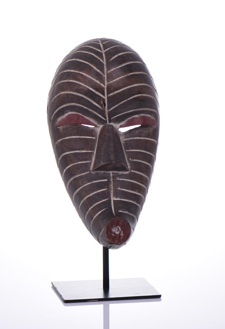 African Pende Wood Ceremonial Mask, Congo. Pr (1 of 3)