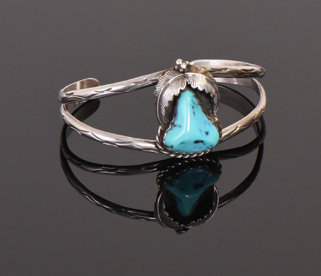 Native American Turquoise Center Stone 925 St (1 of 5)