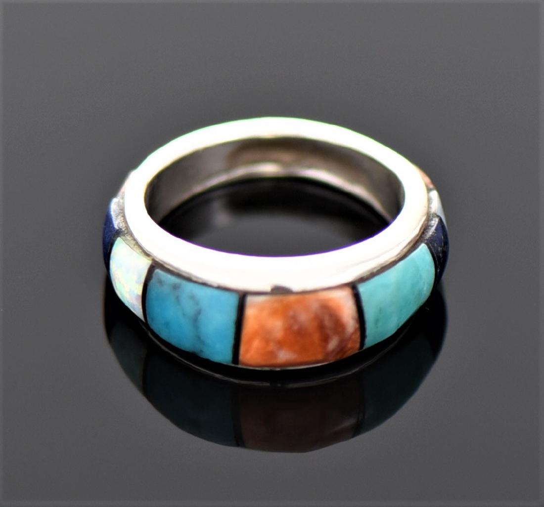 Native American Multi Stone Sterling Silver R (1 of 3)