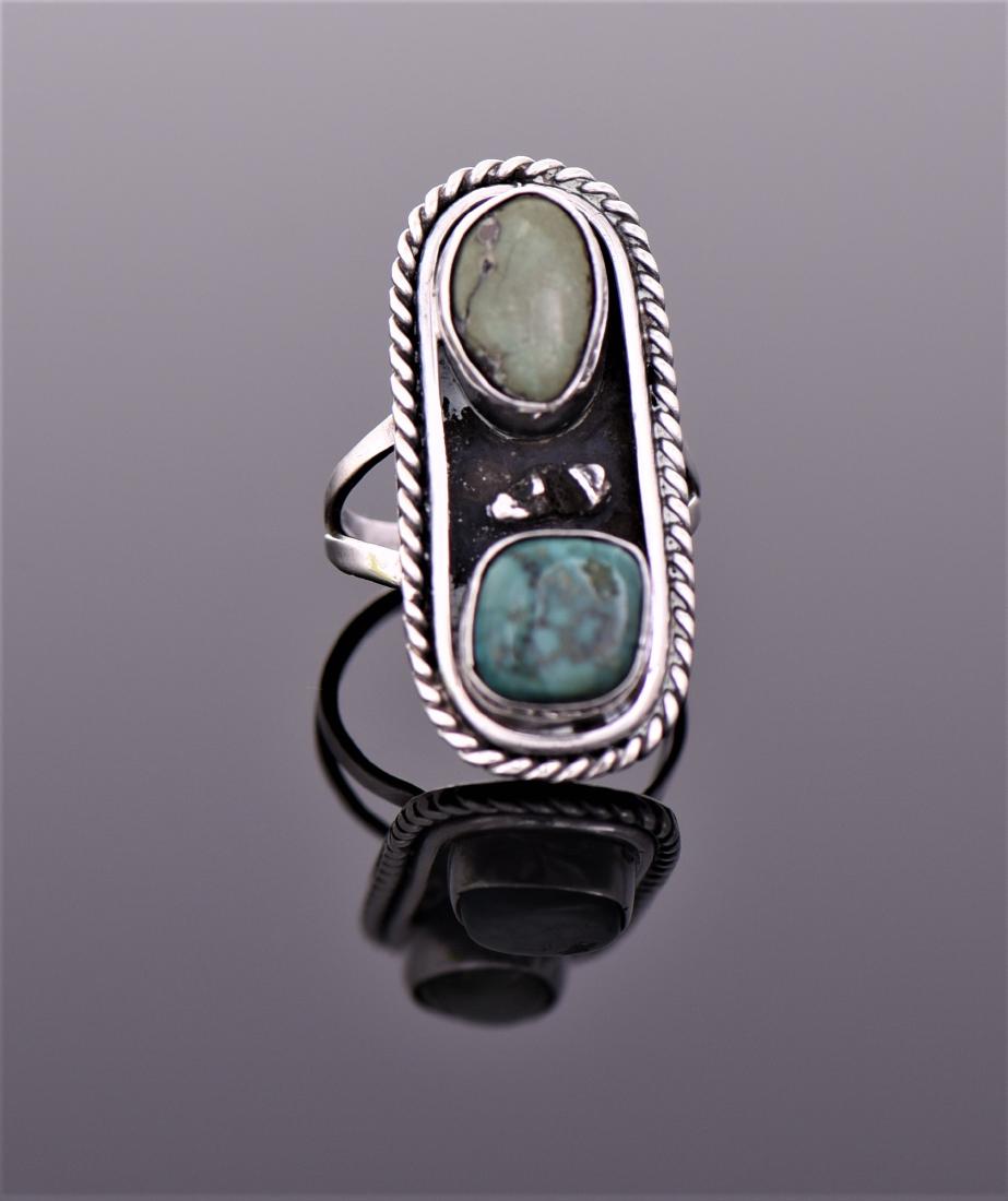 Native American South West Green And Blue Tur (1 of 5)