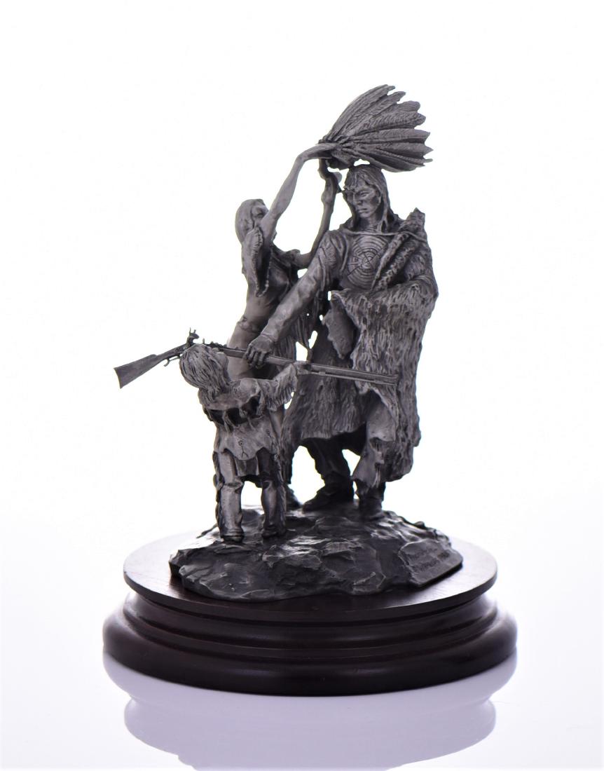 Michael Boyett, 1982 Titled "Assiniboin A War (1 of 10)