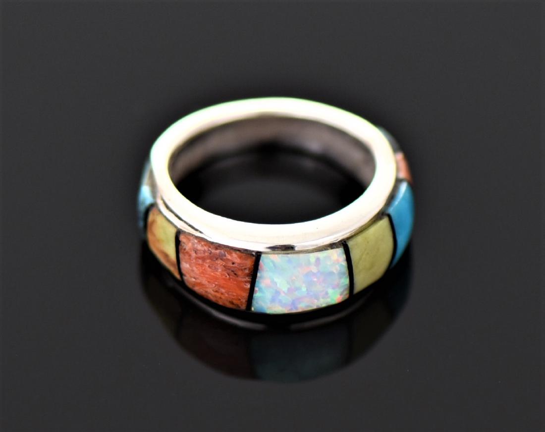 Native American Multi Stone Sterling Silver R (1 of 3)