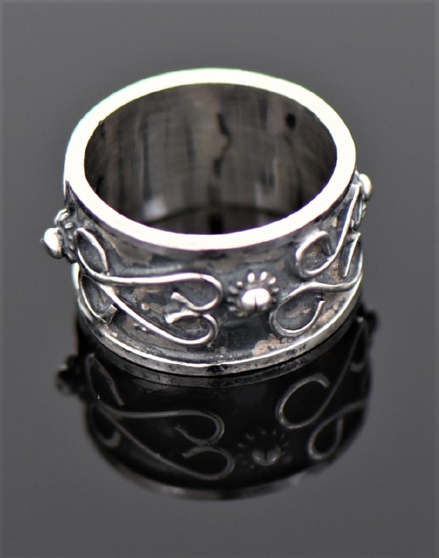 Vintage Mexican Sterling Silver Ring. Ring Si (1 of 6)