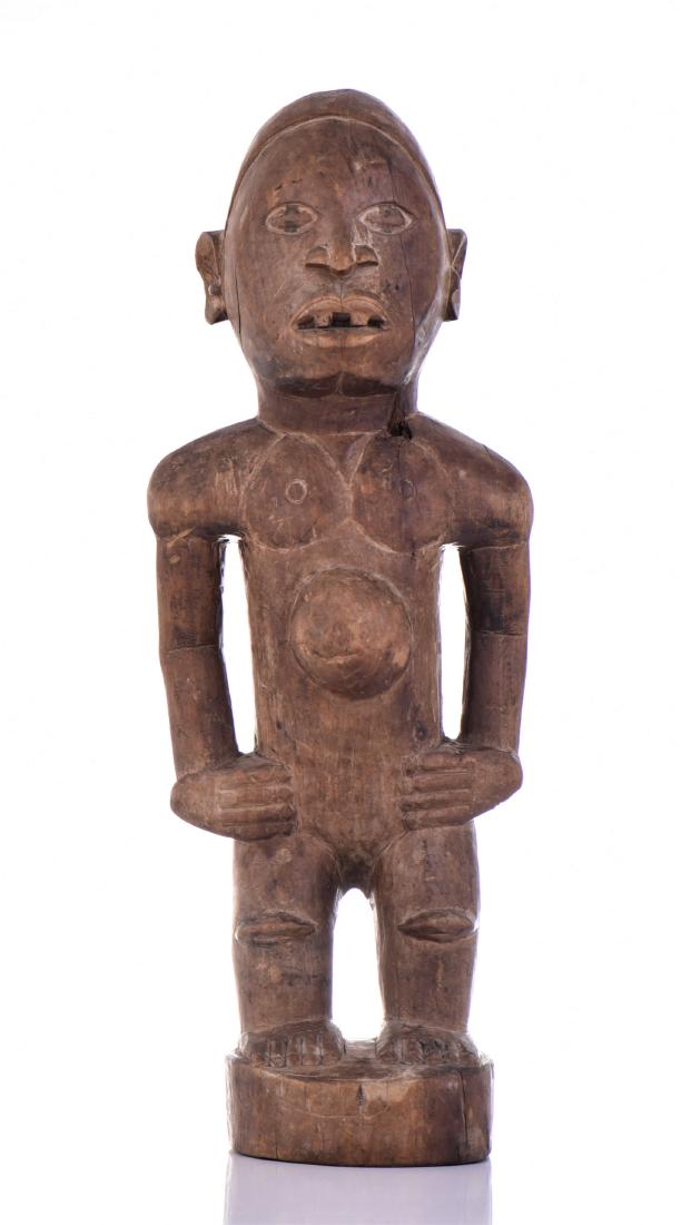 African Nkisi Wood Statue, Congo. Provenance: Ethn (1 of 7)