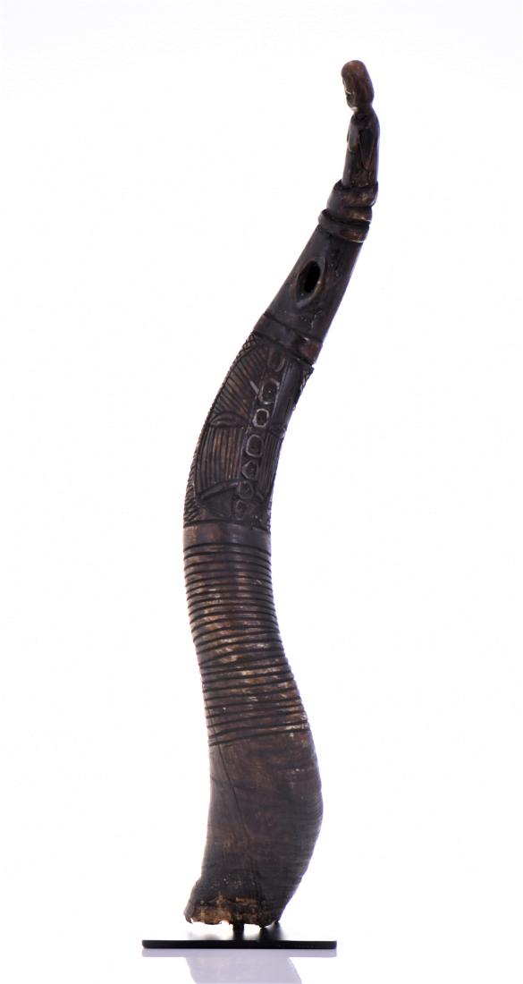 African Yoruba Royal Ceremonial Trumpet Horn, Nige (1 of 9)
