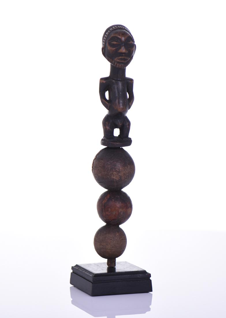 African Hemba Rattle And Power Figure Carved From (1 of 5)