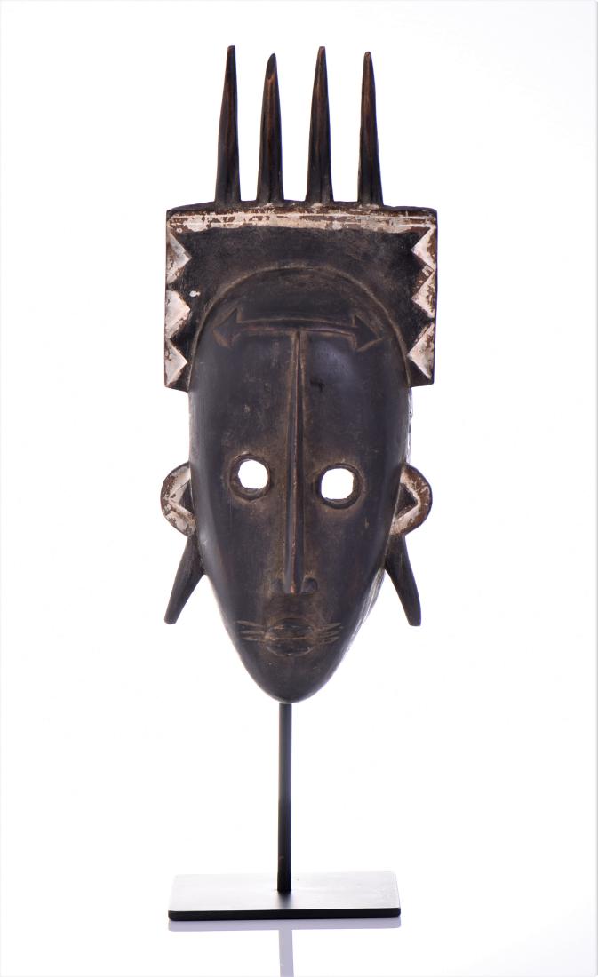 African Senufo Wood Mask, Ivory Coast. Heavily Dan (1 of 5)