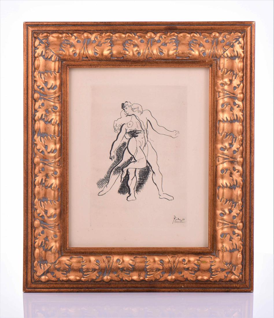 Pablo Picasso Original 1943 etching " L' Immortal (1 of 4)