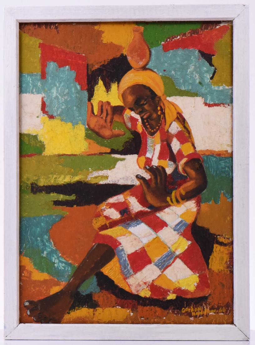 Gordon Hamilton, Grenada, Oil Painting On Masonite. Go (1 of 3)