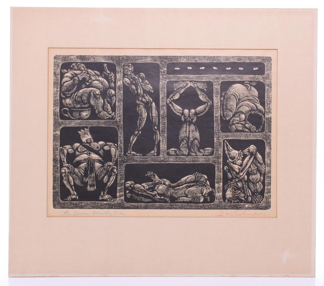 Fritz Eichenberg (1901-1990) Well listed artist, origin (1 of 4)