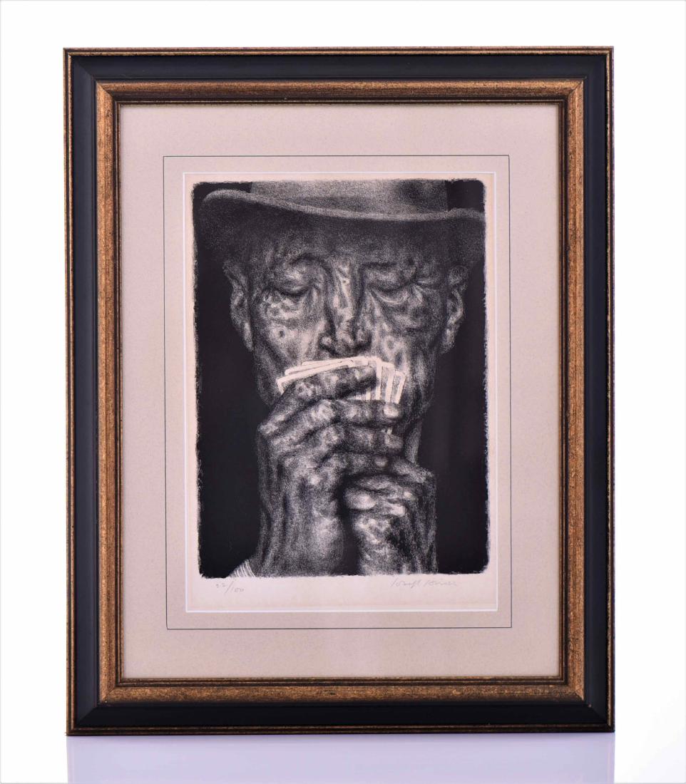 Joseph Hirsch (1910-1981) WPA Artist "Shark" 1967 (1 of 5)