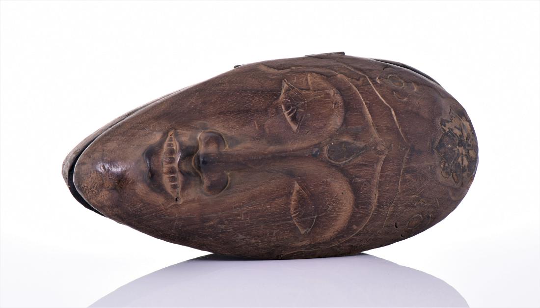 Balinese Hand Carved Wood Storage Box. Estimated m (1 of 7)