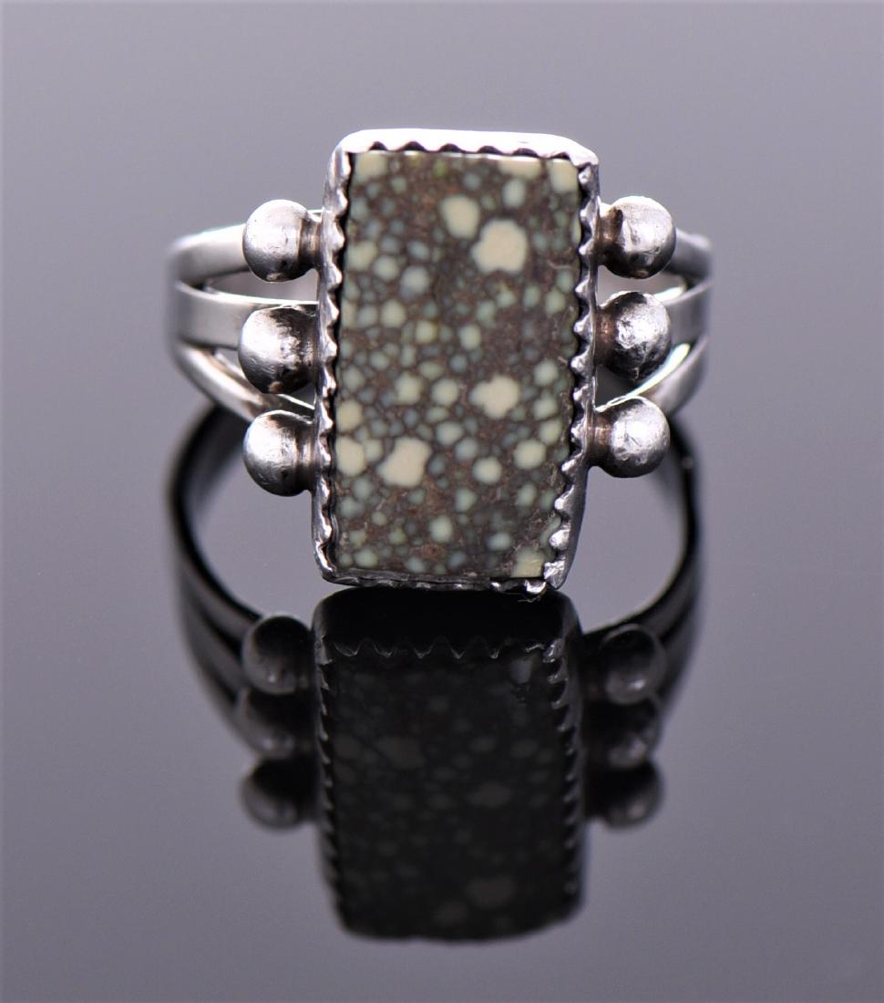 Native American Kambaba Jasper Sterling Silver Rin (1 of 5)