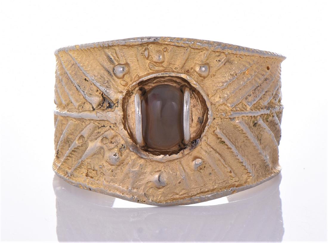 Bijoux Cascio Italy Designer Cuff Gold Plated Star (1 of 6)