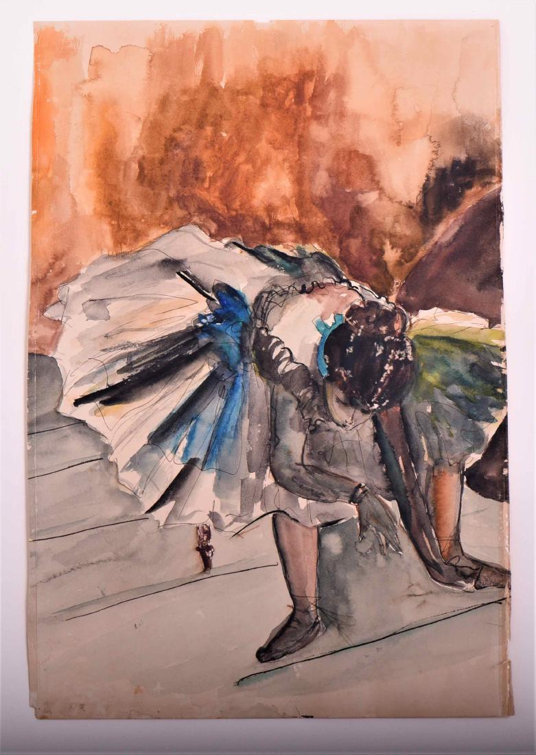 Attributed to Edgar Degas ( 1834- 1917) (1 of 4)