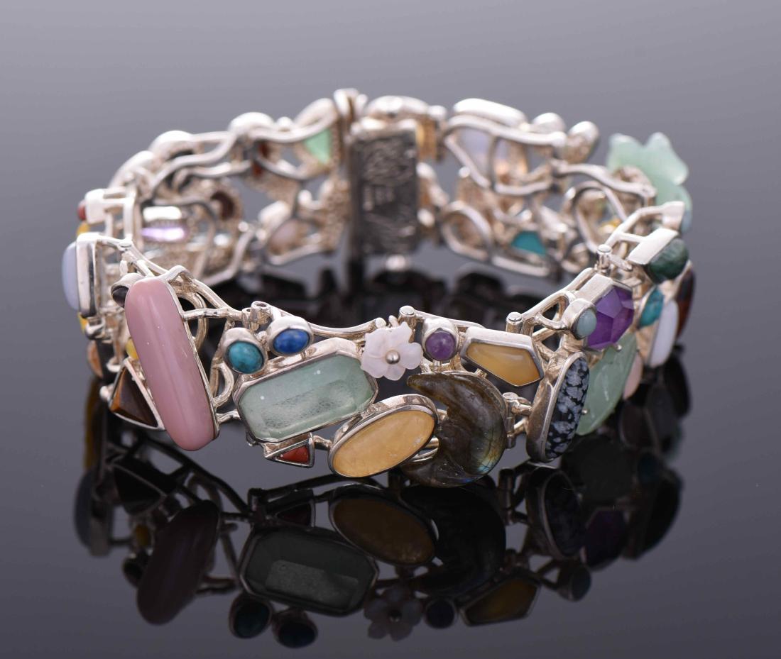 Exceptional vintage multi-colored stone (1 of 8)