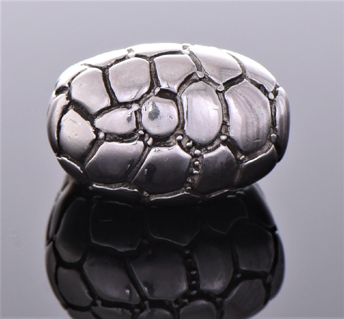 Sterling Silver Reptile Scale Ring. (1 of 5)