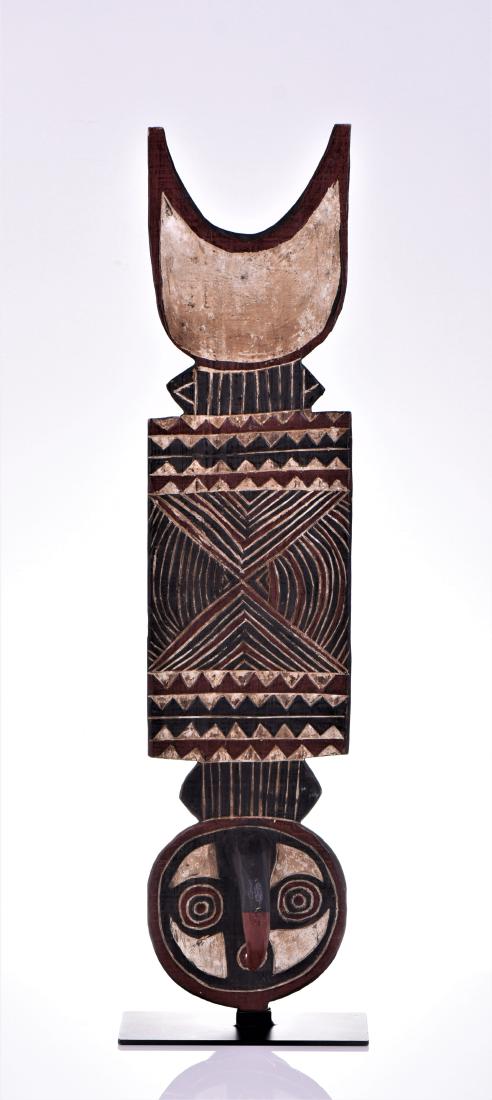 Tall African Bwa, Burkina Faso polychrome and (1 of 3)