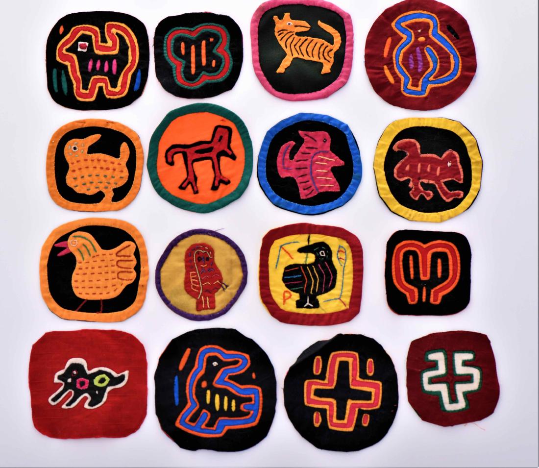 A Collection of brilliant colored hand stitch (1 of 2)