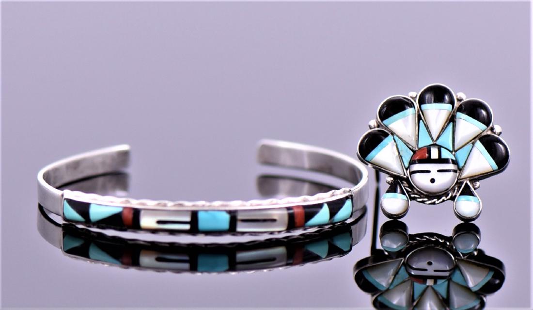 John & Rosalie Bowannie Zuni Sterling Sliver (1 of 4)