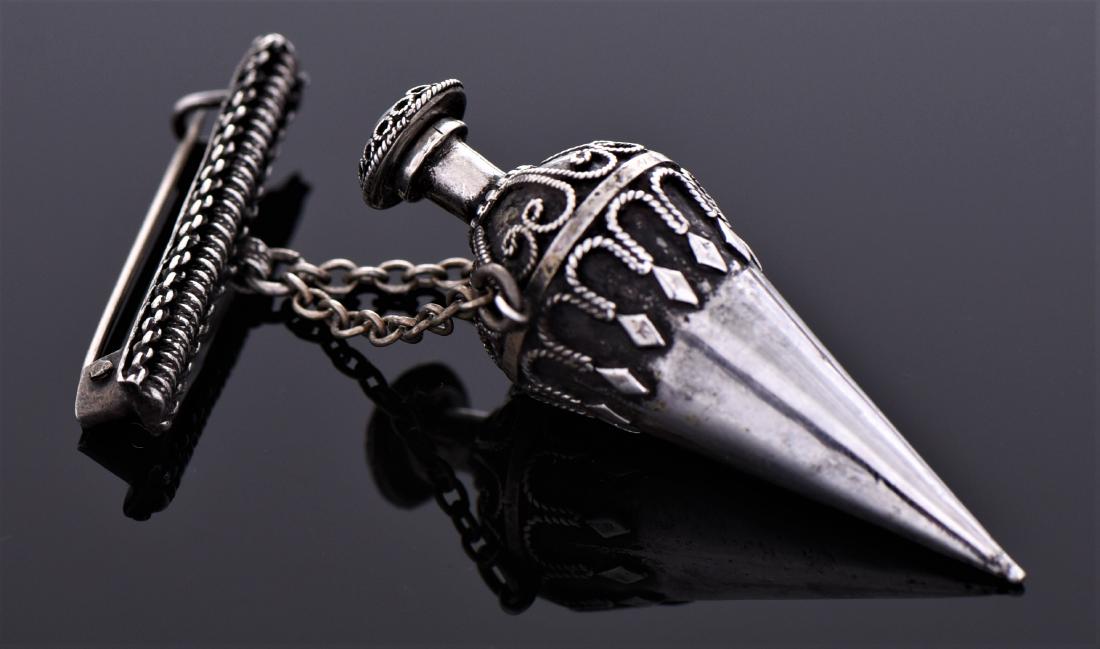 Rare Antique Israel Sterling Silver Pendant (1 of 5)