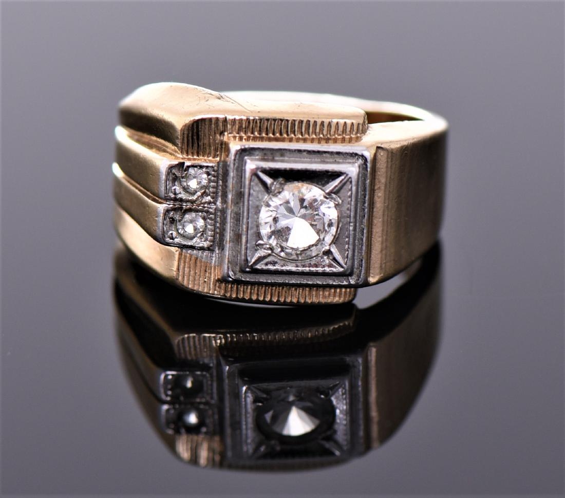18kt Gold Heavy Gold Electroplate Ring. Markings (1 of 6)