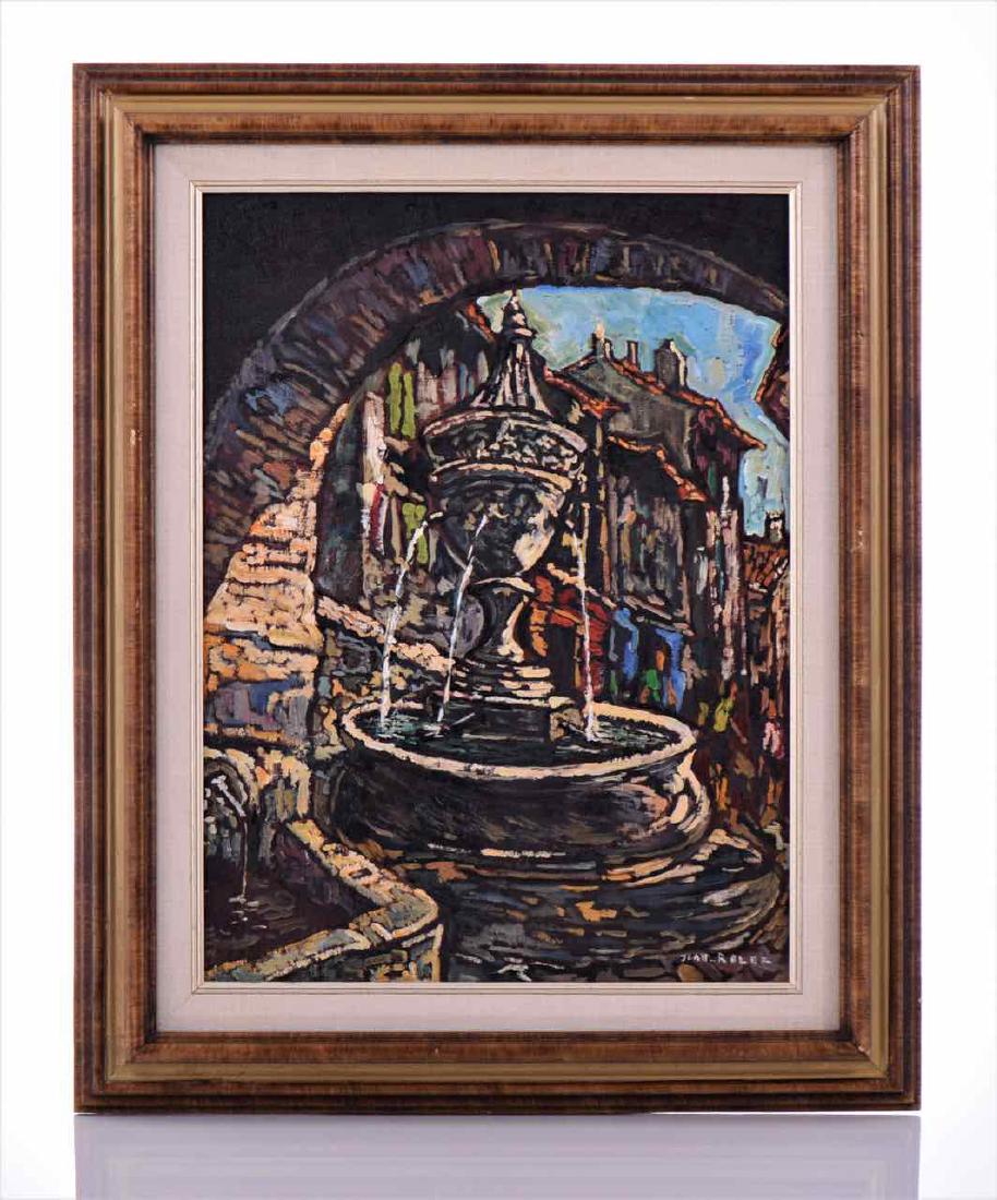 Jean Roler, Post Impressionist Oil On Canvas (1 of 4)